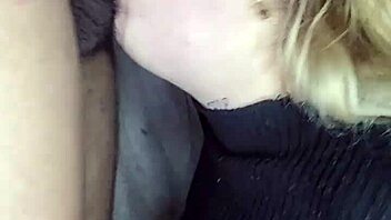 hey, blanquita, choke on that black cock deep
