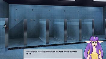 Handjob fun with big cock orgasm