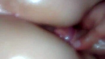 Oiled pussy gets the best cock treatment ever.