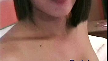 small hairy dick pi ladyboy pleasures herself to cum