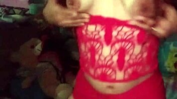 Sexy Latina Asks Which Lingerie To Wear, Red Or Black, For Private Subscriber Photos