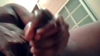 Black dick gets stroked hard in epic cum compilation