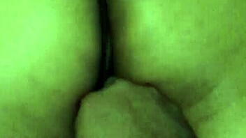 Wife passionately explores ass with toys and fingers