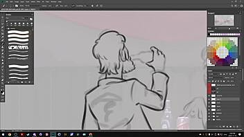 In summertime saga, darkcookie streams an erotic game on picarto