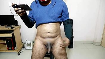 Watching My Cock Close Up In Detailed View