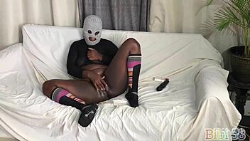 Horny Shaved Wife Uses Toys On Hairless Pussy At Home