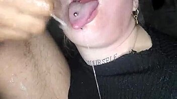 hey, blanquita, choke on that black cock deep