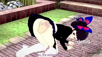 3D animated porn: Kanao Tsuyuri in a wild encounter with Kimetsu no Yaiba characters