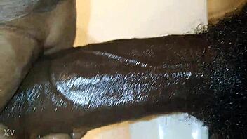 Man, that big black cock with those veins drives me wild every time!