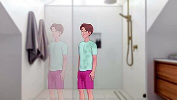 Can You Handle This Monster Cock Whore in Wild Shower Action?