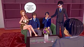 Japanese Family Swap Creampie in 3D Anime