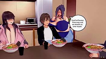 Japanese Family Swap Creampie in 3D Anime