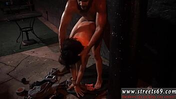 Blonde teen 18+ experiences extreme anal bondage in homemade outdoor setting