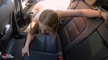 Young woman craves highway sex in public