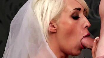 peculiar honey gets sperm load on her face gulping all the sperm