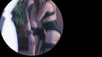 Busty domina says, 'Pound me harder, you voyeur!'