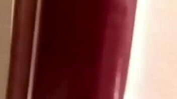 After shower, she teases with a steamy suck session.