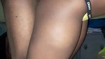 girlfriend bent over, fucked deep doggystyle.