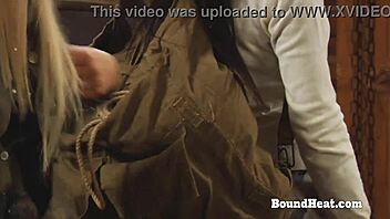 Bound Slave! Mistress Whips You!