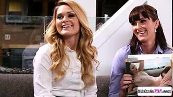 Petite Babe Facesits Milfs in Steamy Threesome Play