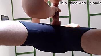 The BBW store lady sucks my cock to settle her debt.