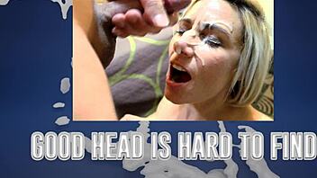 Sloppy blowjobs leading to facials