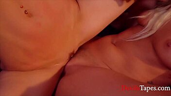 Lesbian teen 18+ rebels in homemade fun