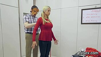 horny teen 18+ endured harsh anal therapy in asylum for bizarre treatment.