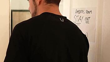 Teenfidelity amber moore plays with toys before real cock