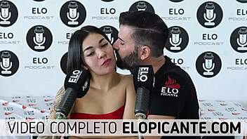 elo podcast spanks beluchi hard in the spicy bedroom session.