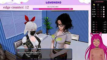Vtuber Lewdneko plays Harem Hotel part 7. 😊