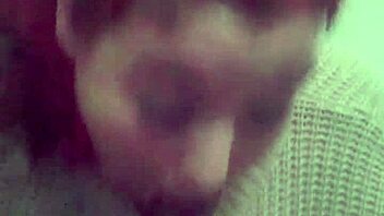 She gave sloppy interracial blowjob that made me cum hard.