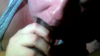 Wet interracial sloppy video clip