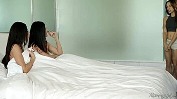 Stepdaughter Sara Luvv Joins India Summer Lesbian Fun