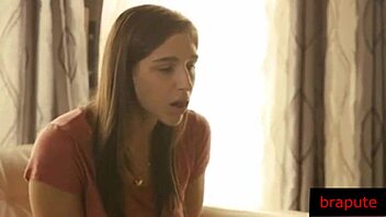 sexy delight with big tits on sofa