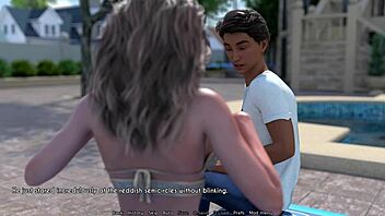 Hentai video: Cheating wife and stepmom in 3D adult game
