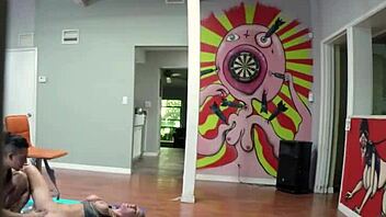 Bound teen girl experiences rough fingering during workout