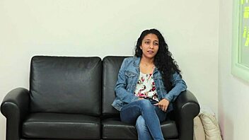 tala black goes through a casting interview with an indian wife