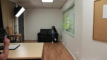 tala black goes through a casting interview with an indian wife