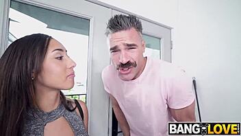 kira perez satisfies his maid fetish with big tits