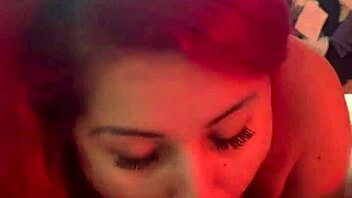 Young latina wife swallows sloppy cumshot homemade