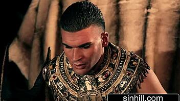 Pharaoh Bangs Stunning African Princess Hard