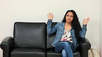 tala black goes through a casting interview with an indian wife