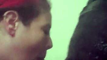 She gave sloppy interracial blowjob that made me cum hard.