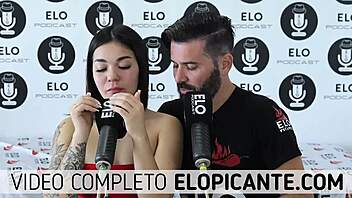 elo podcast spanks beluchi hard in the spicy bedroom session.