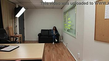 tala black goes through a casting interview with an indian wife