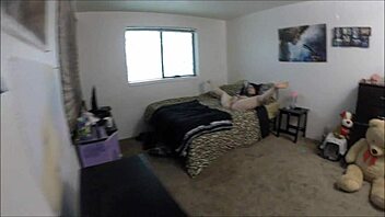 Step sister caught masturbating then gets first anal from brother 😍