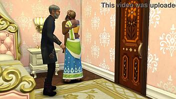 Indian stepmom seduces her inexperienced stepson while his stepdad watches, leading to a threesome - an Asian cuckold encounter
