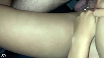 Redbone takes that big brown cock in the backseat for creampie