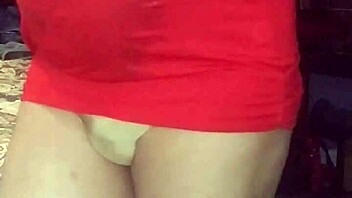 Gay guy comes out of the closet suggestively